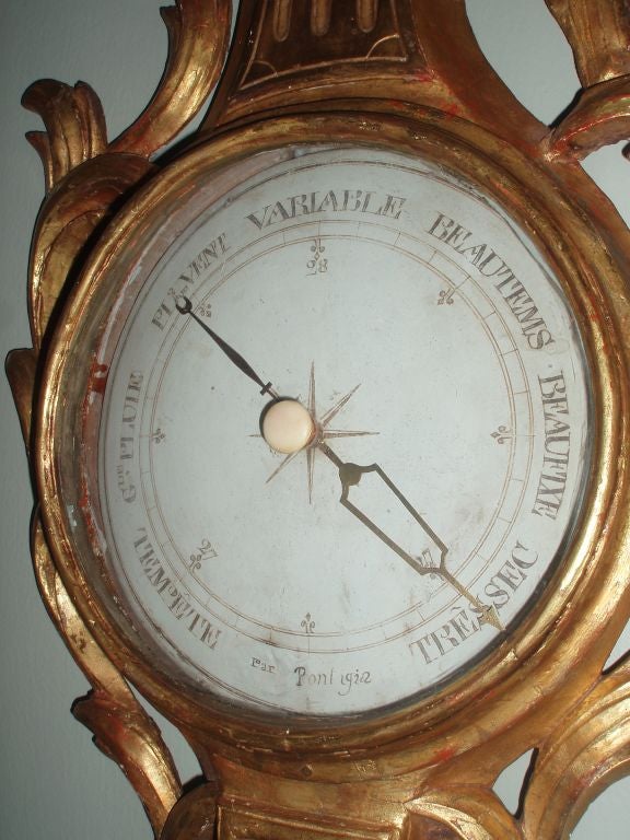 French Louis XVI Period Barometer For Sale