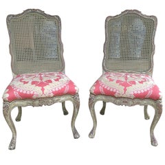 Vintage Superb Pair of Italian Side/Dining Chairs