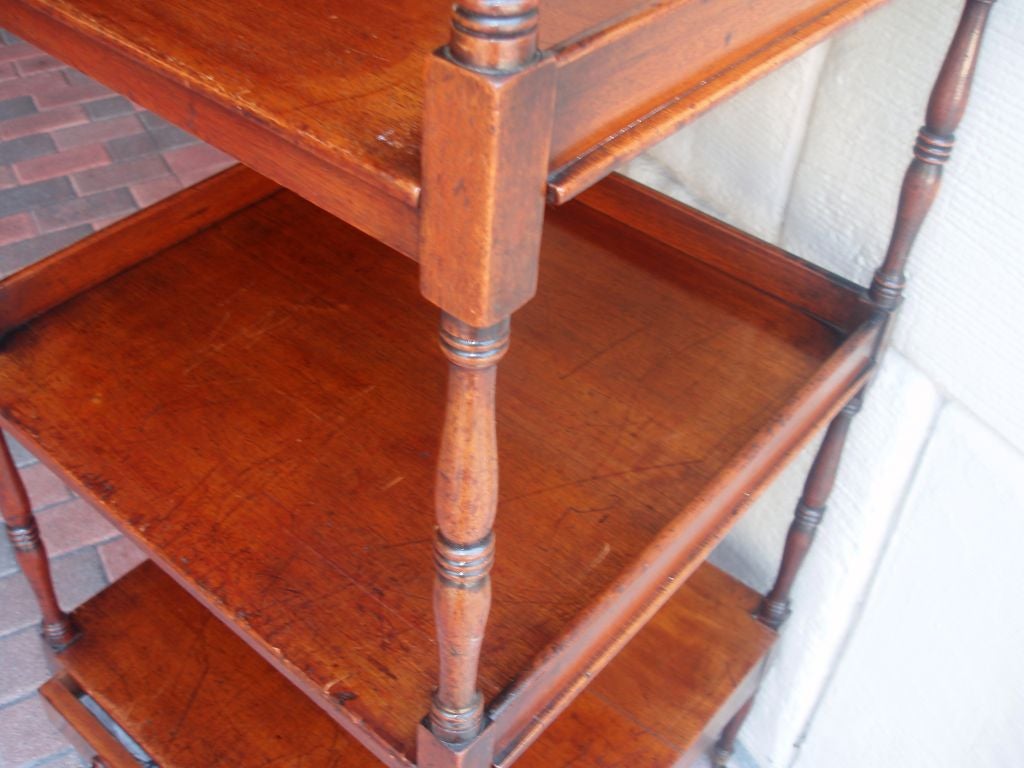 Mahogany Regency Etagere For Sale