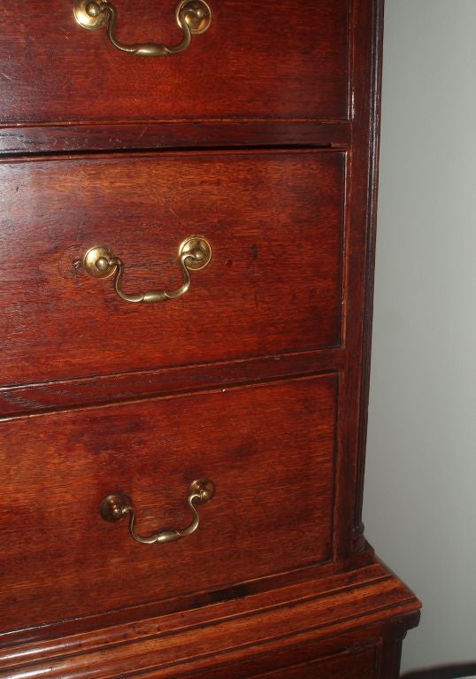 Giorgio III Cassapanca in legno di Oak Wood del periodo George III in vendita