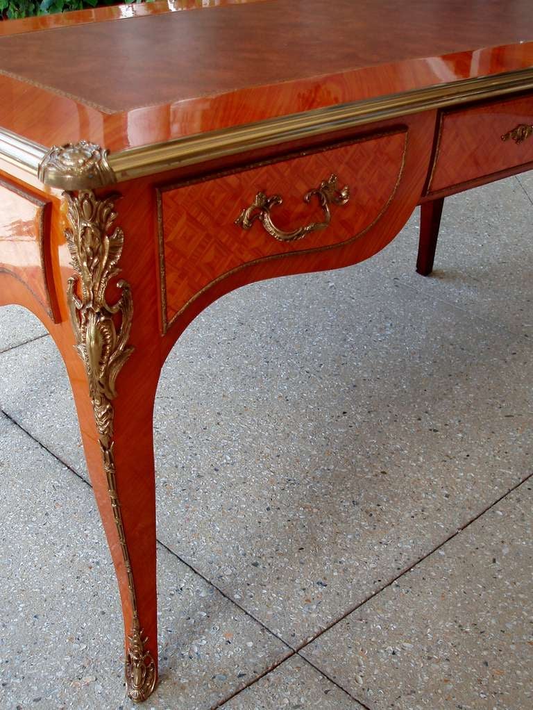 Louis XV Style Bureau Plat For Sale 1