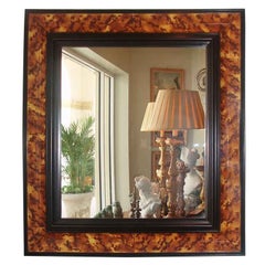 Decorative Faux Tortoiseshell Finished Mirror