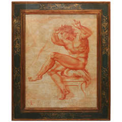 Sepia on Board by Tomasx Rut after Michelangelo 10