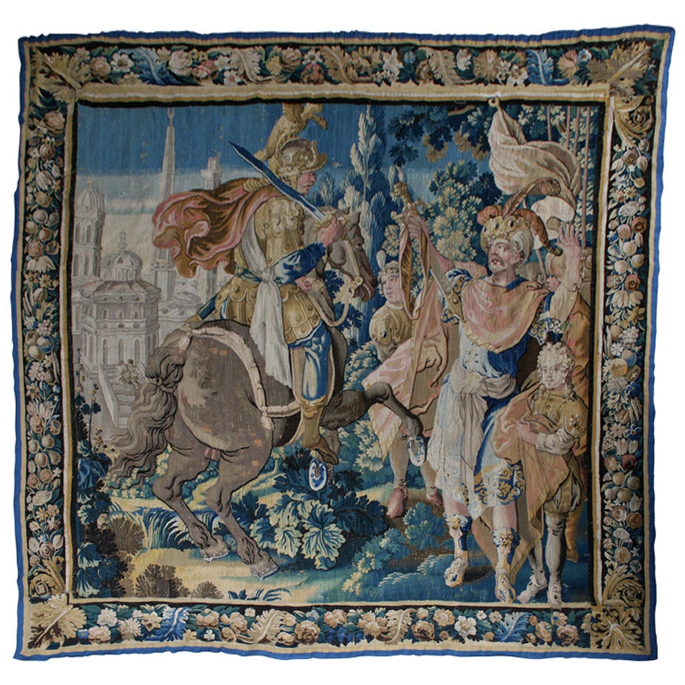 Flemish Tapestry from 17th-18th Century