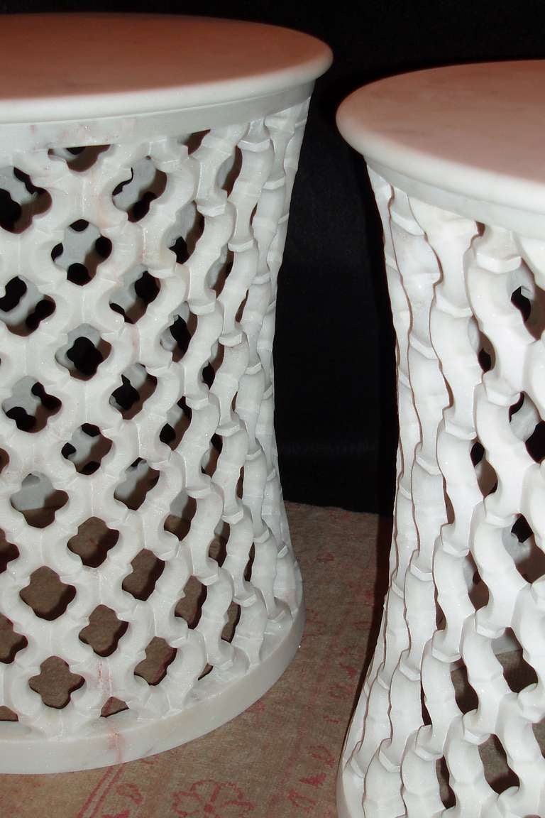 moroccan drum side table