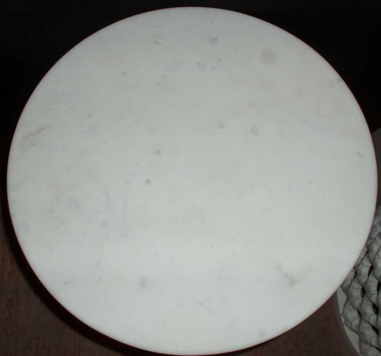 Moroccan Style Marble Drum Tables 2