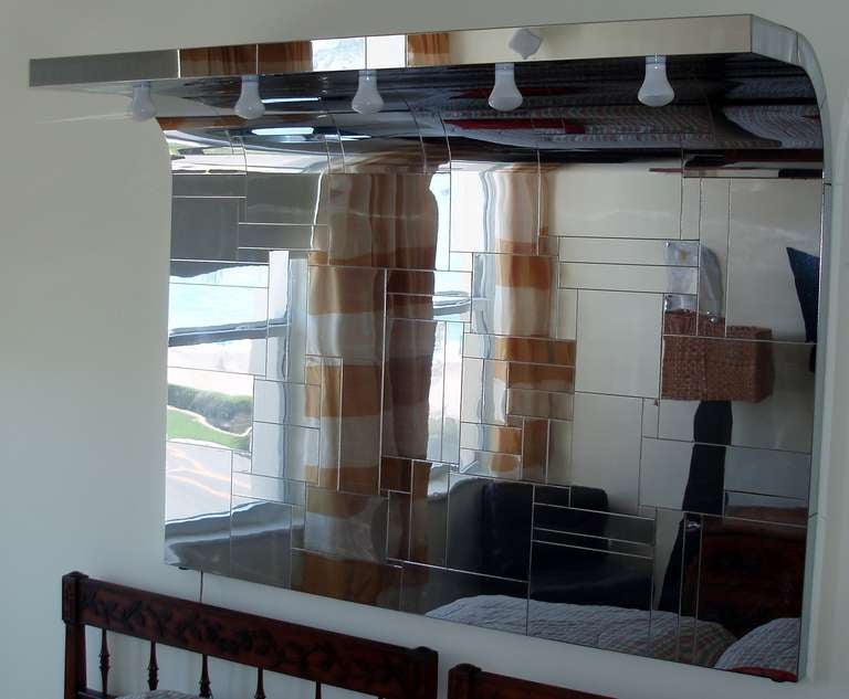 "Cityscape" Headboard by Paul Evans