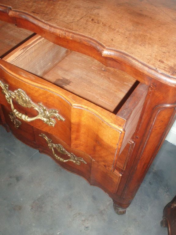 Carved Walnut Commode For Sale 1