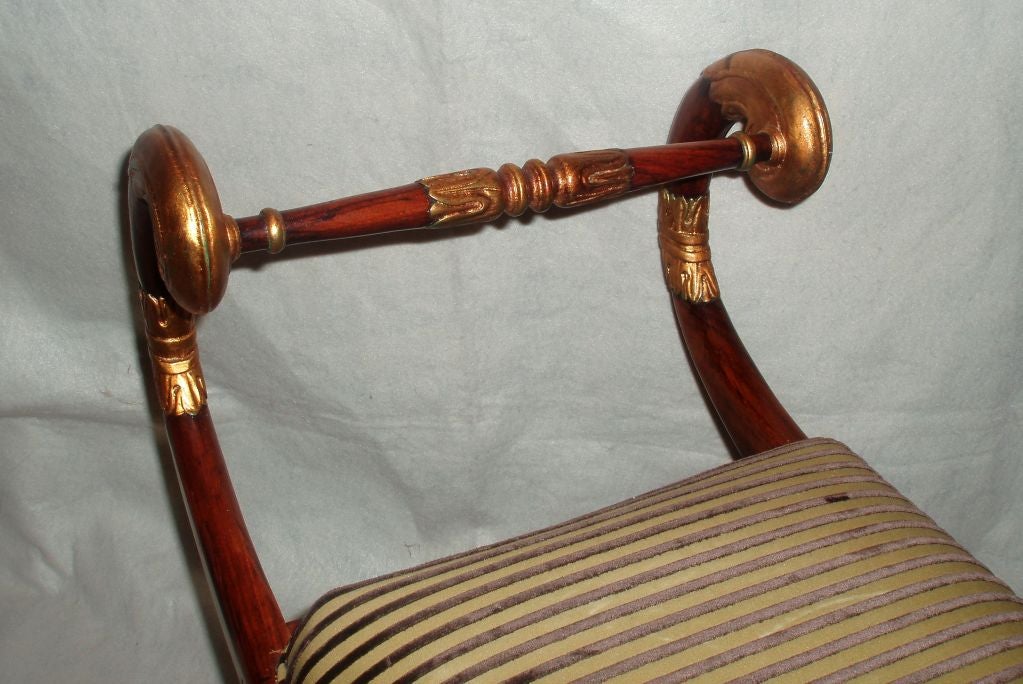 Carved Rosewood Bench 2