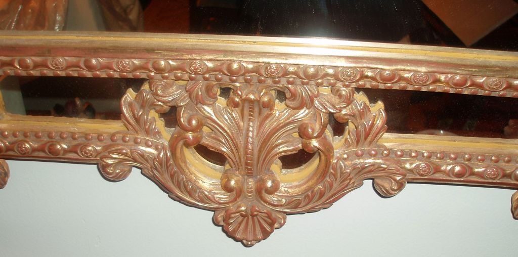 20th Century Regence Style Giltwood Framed Mirror For Sale