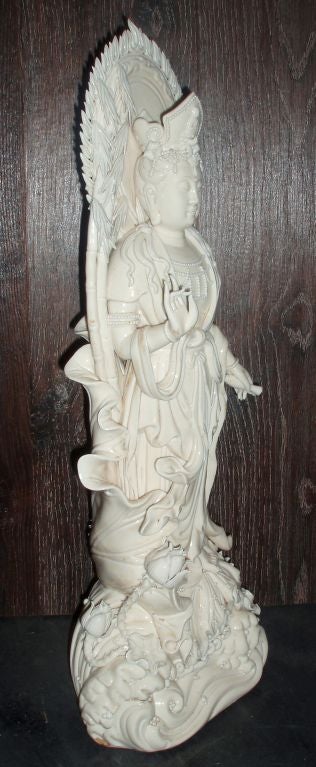 Chinese Quan Yin Porcelain Figure