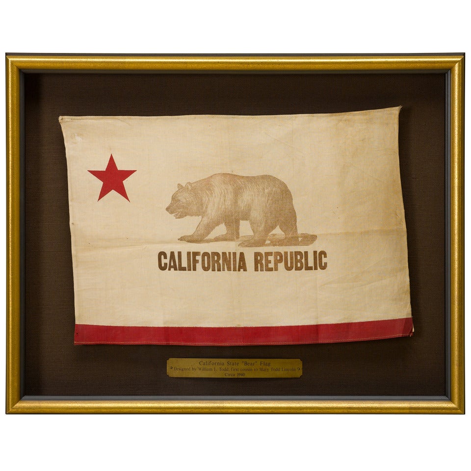 Early California State Bear Flag