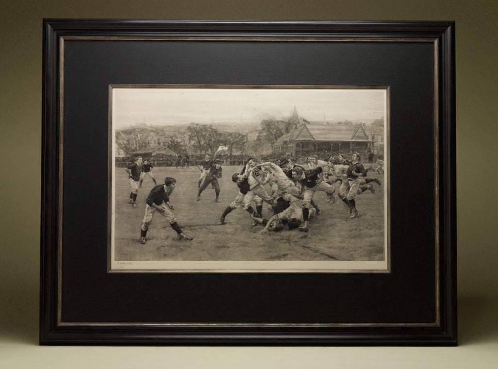 A Football Match, Scotland v. England” Antique Engraving, Proof Edition of  100 For Sale at 1stDibs | industrial engraving medway