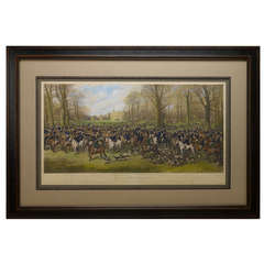 Antique “A Lawn Meet at Badminton” by Anonymous, circa 1880