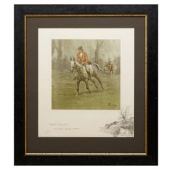 Used “Merry England and Worth a Guinea a Minute” Signed Print by Snaffles, circa 1920