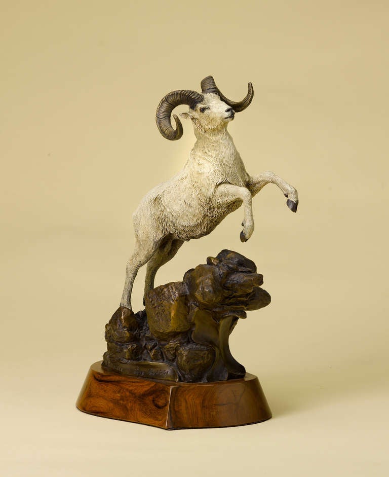 1991 "Over the Top" Dall Sheep Bronze by Kevin Powell