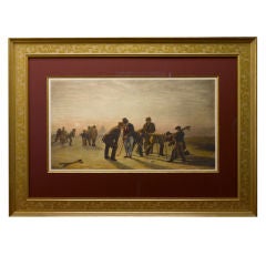 “Summer Evening on the Musselburgh Golf Links” Print by Charles Lees