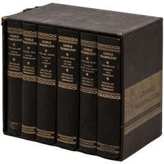 "George Washington, a Biography" by Douglas Southall Freeman, Six Volumes