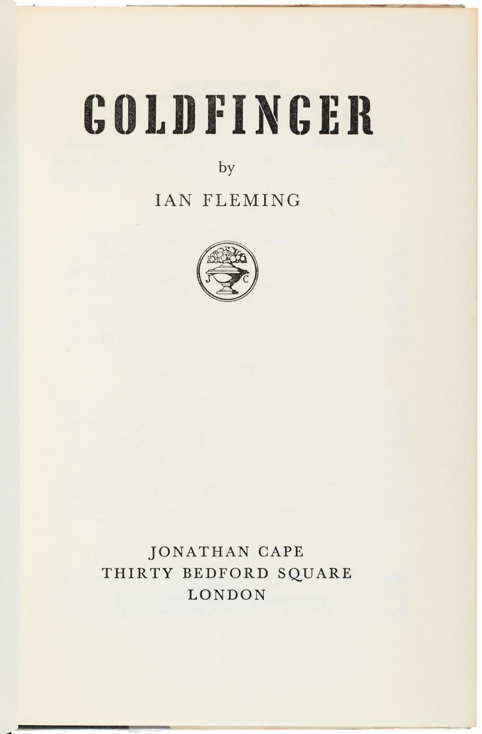ian fleming goldfinger book ian fleming goldfinger book