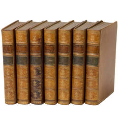 History of Scotland Seven-Volume, First Editions in Period Bindings, circa 1845
