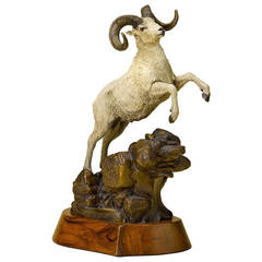 1991 "Over the Top" Dall Sheep Bronze by Kevin Powell