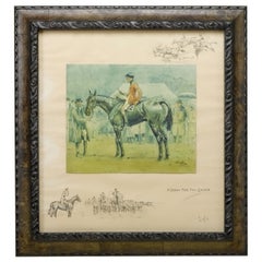 “A Bona Fide Fox Chaser” Signed by Charles "Snaffles" Payne, Used Print