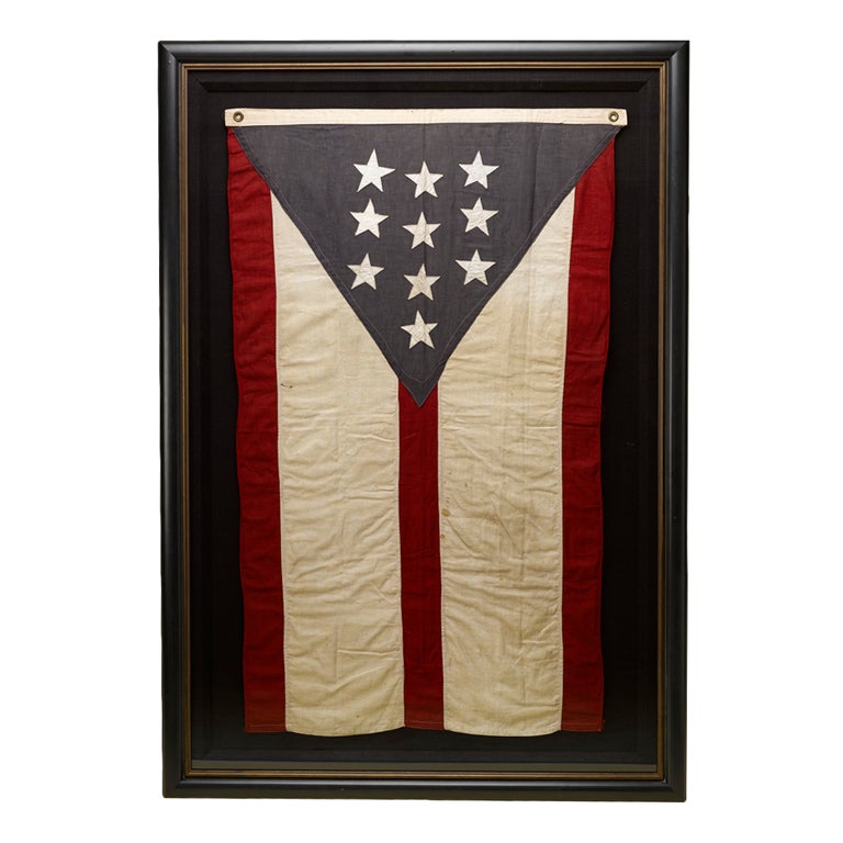 U.S. 10-Star Banner Style Flag