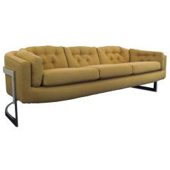 Milo Baughman Cantilevered Sofa