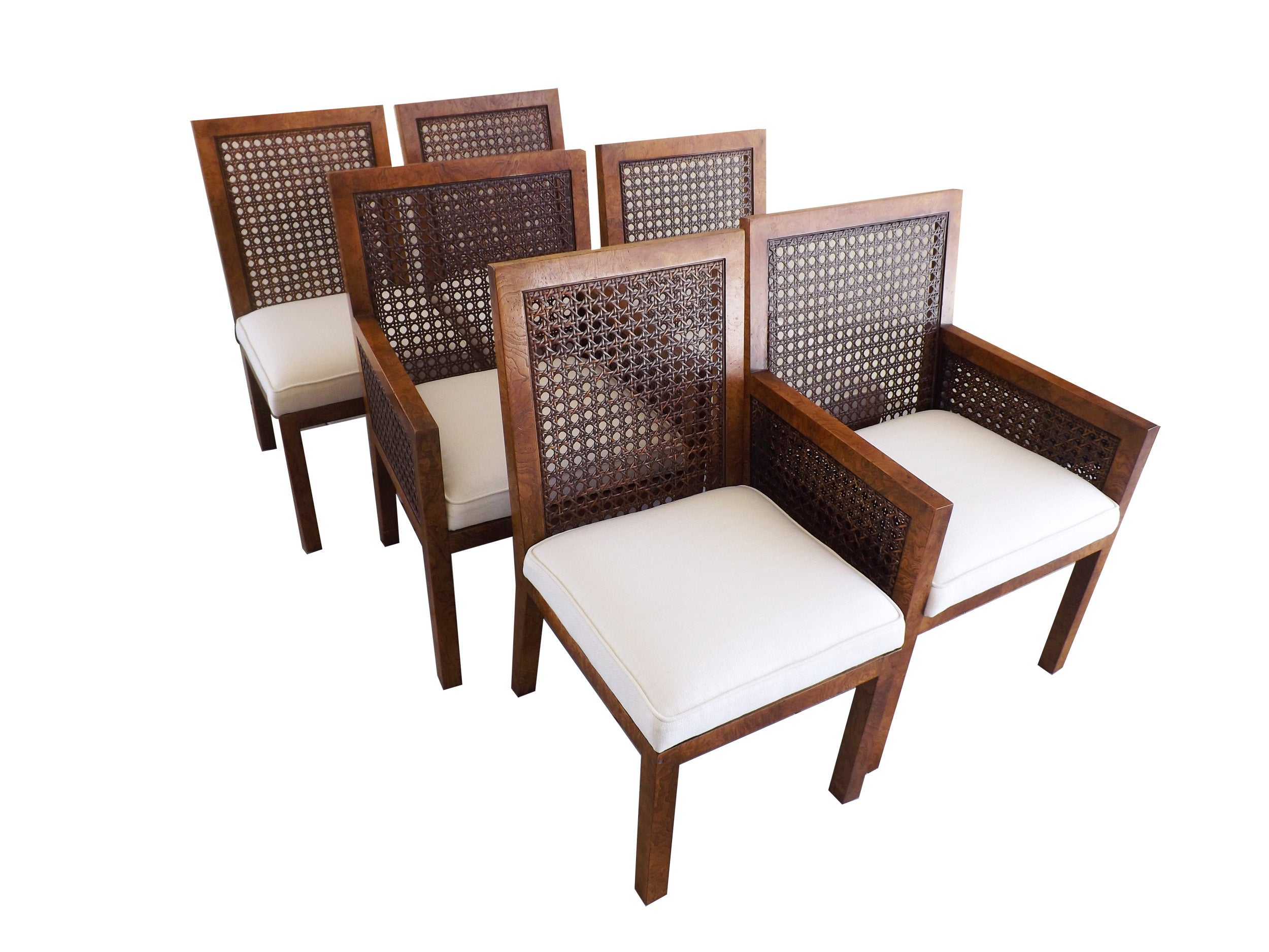 Set of Six Dining Chairs by John Widdicomb For Sale