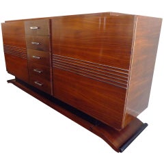 Vintage Discriminating French Deco Buffet in Cocobolo Wood
