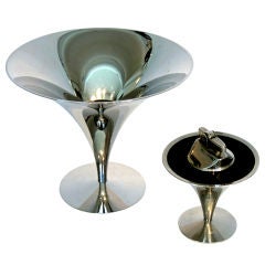 Deco Martini Glass Smoke Set