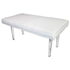 Lucite Bench