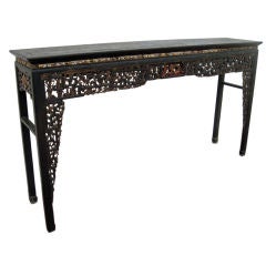 Monumental Carved Late Qing Dynasty Table