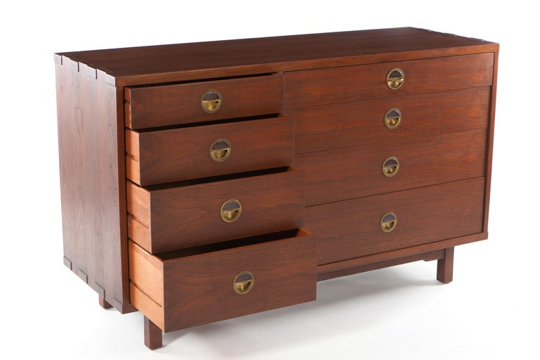 Dunbar Chest With Natzler Tiles By Edward Wormley