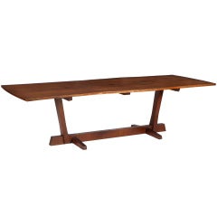 Table à manger conoïde de 9 pieds George Nakashima