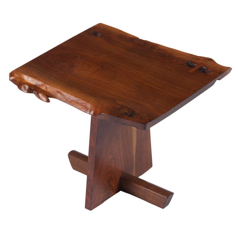 Superb Nakashima Minguren 1 Side Table at 1stDibs