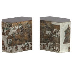 Pair Of Laverne "Chan" Side Tables