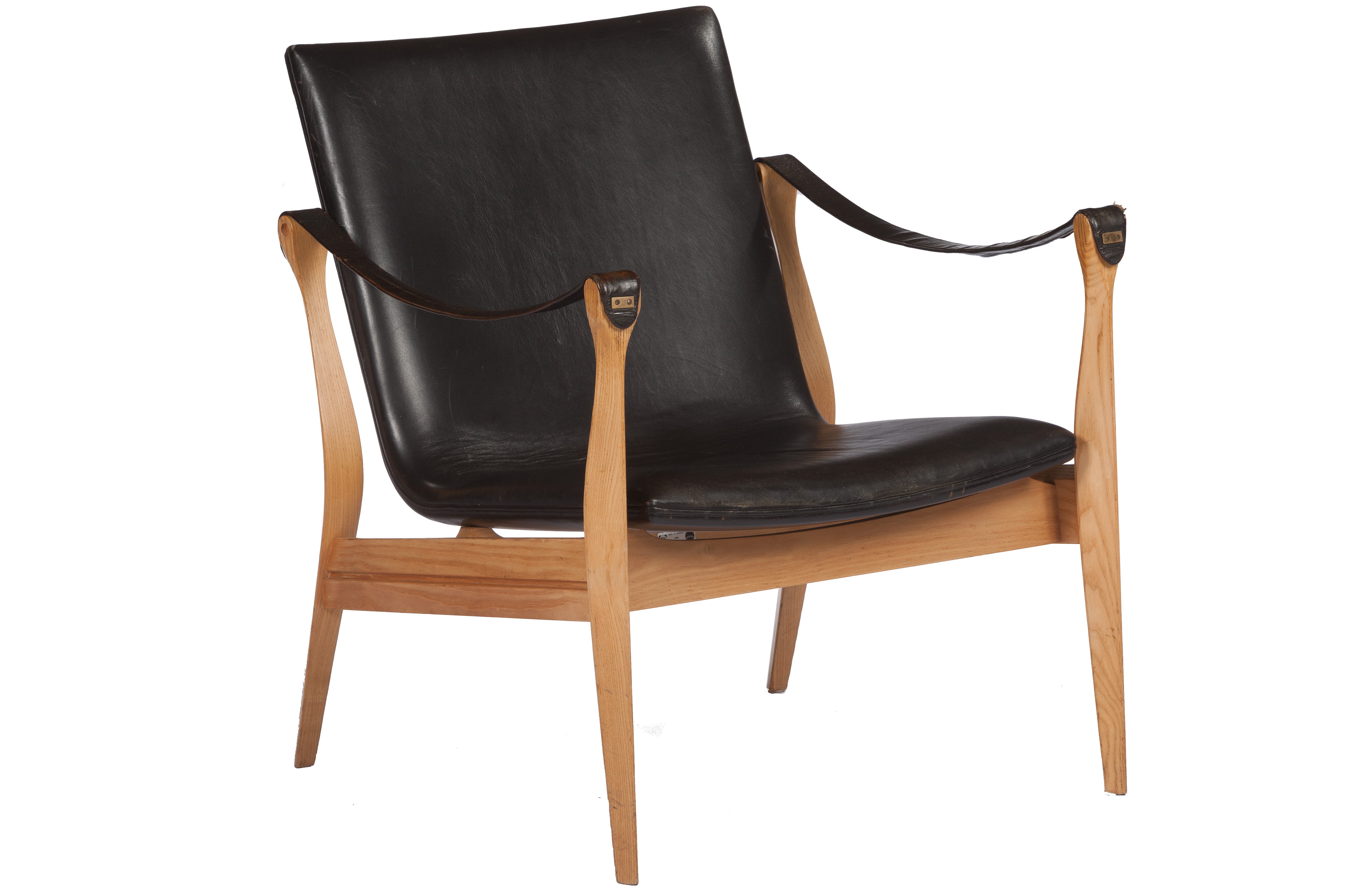 Danish Lounge Chair by Karen and Ebbe Clemmensen For Sale