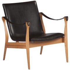 Danish Lounge Chair by Karen and Ebbe Clemmensen 2