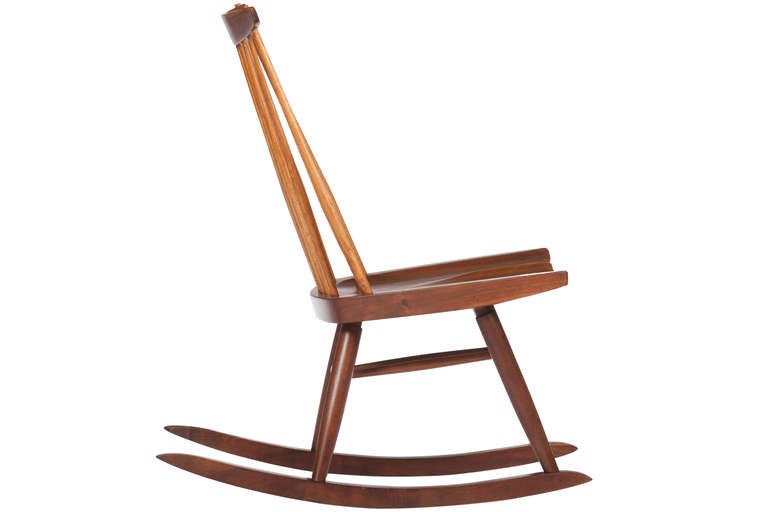 George Nakashima Spindle-Back Rocking Chair
