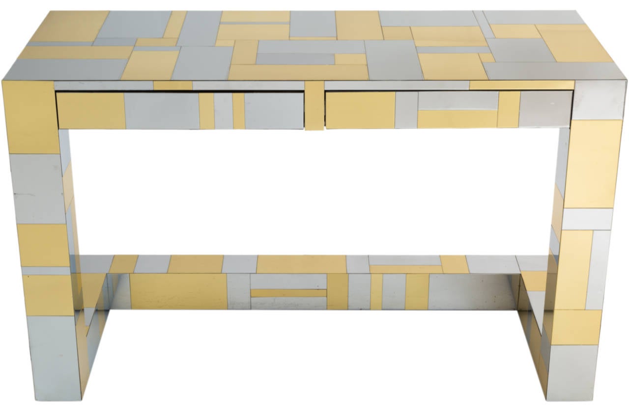 Paul Evans Cityscape Desk at 1stDibs