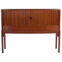 Fine Teak Server Attributed to Ole Wanscher for Rud Rasmussens