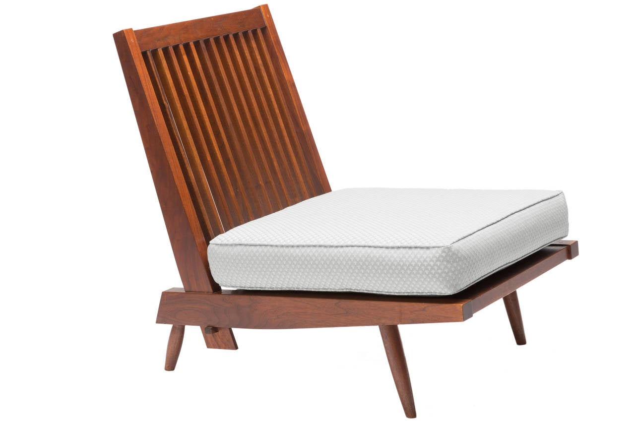 American Pair of Spindle Back Lounge Chairs by George Nakashima