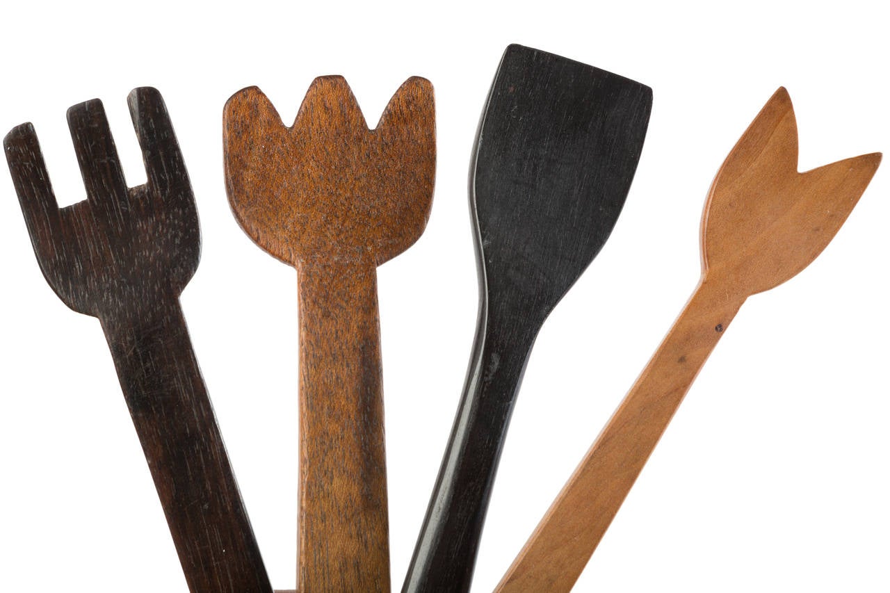 Assorted Alexandre Noll Serving Utensils