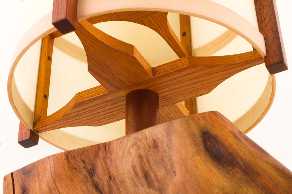 Walnut Large Nakashima Table Lamp