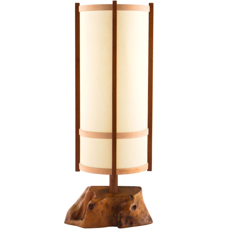 Large Nakashima Table Lamp