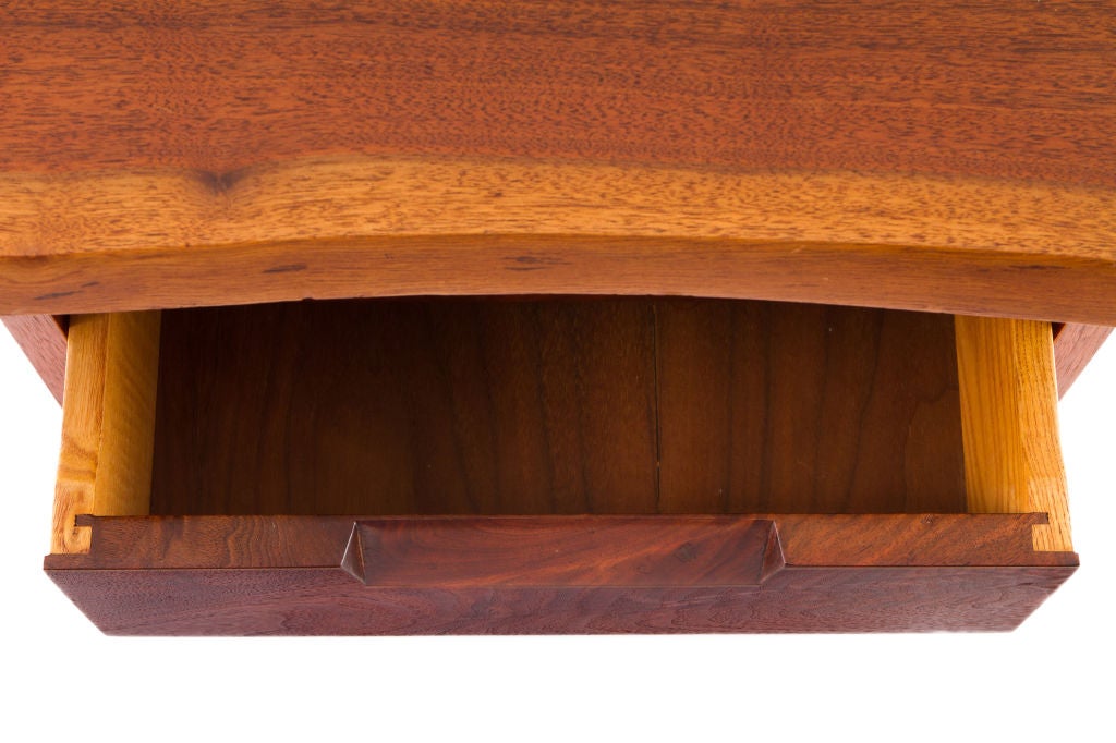 Mid-20th Century George Nakashima Wall Hanging Shelf With Drawers