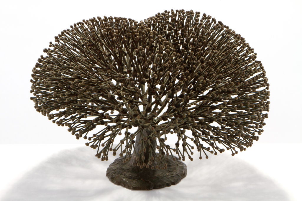 Bronze Harry Bertoia Bush sculpture
