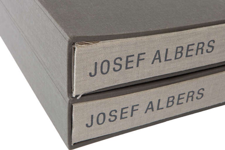 Late 20th Century Complete Josef Albers Formulation and Articulation I & II Portfolio