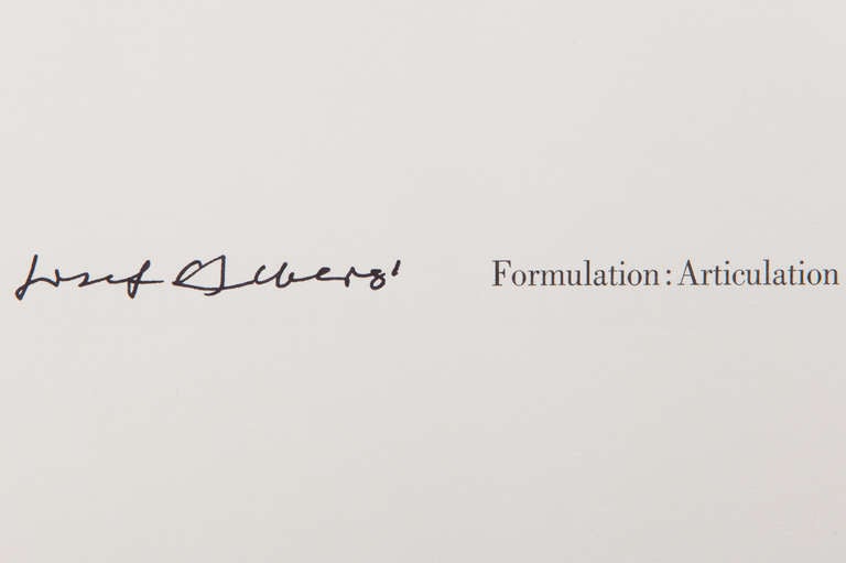 Complete Josef Albers Formulation and Articulation I & II Portfolio 1